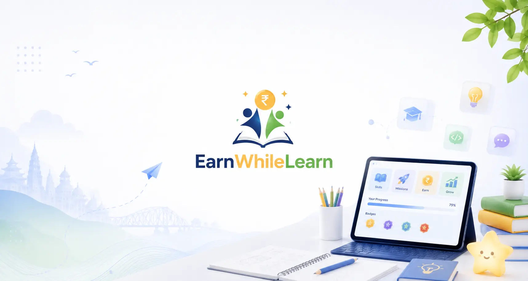 EarnWhileLearn - Modern Digital Careers